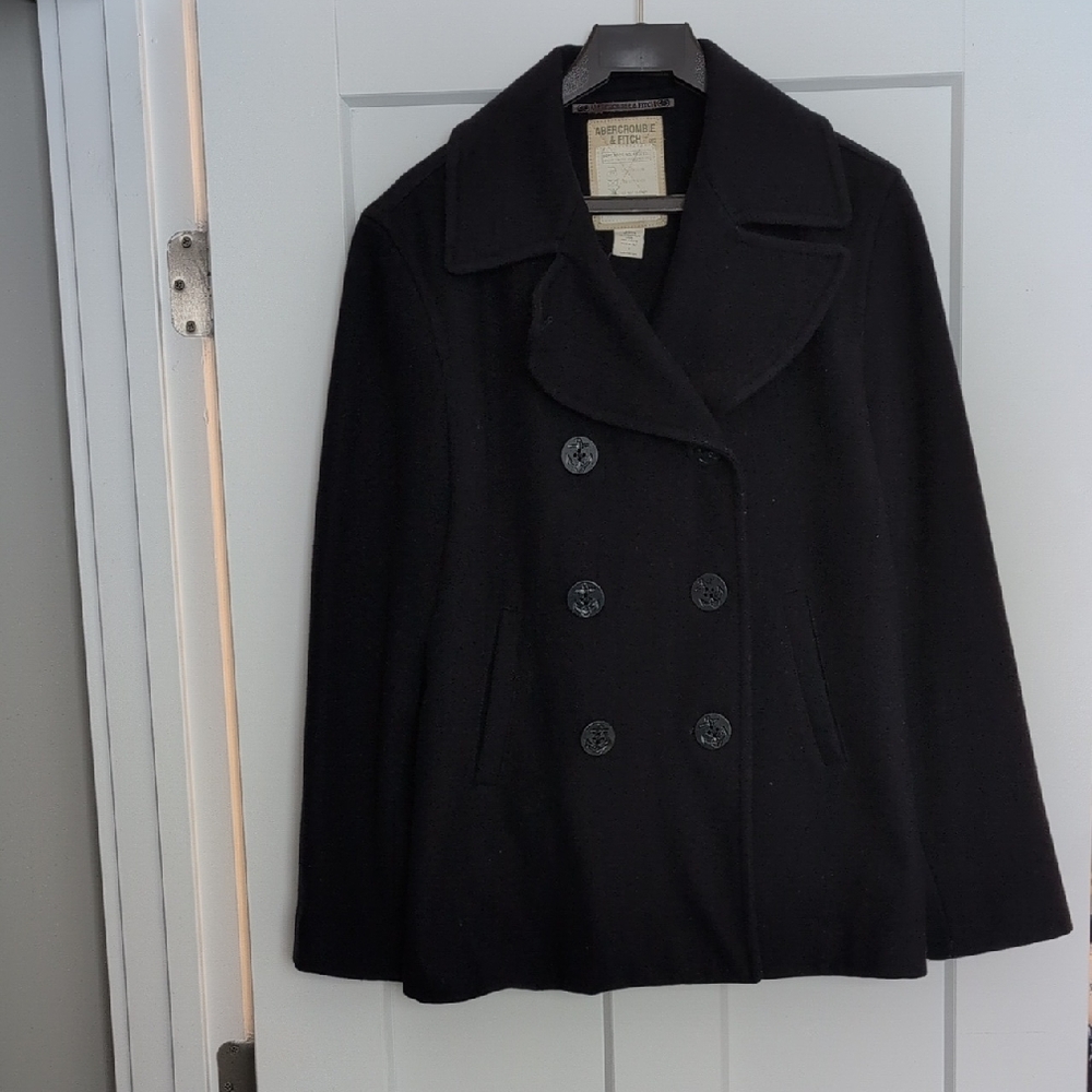 Abercrombie & Fitch Vintage 90's Navy Peacoat for Women